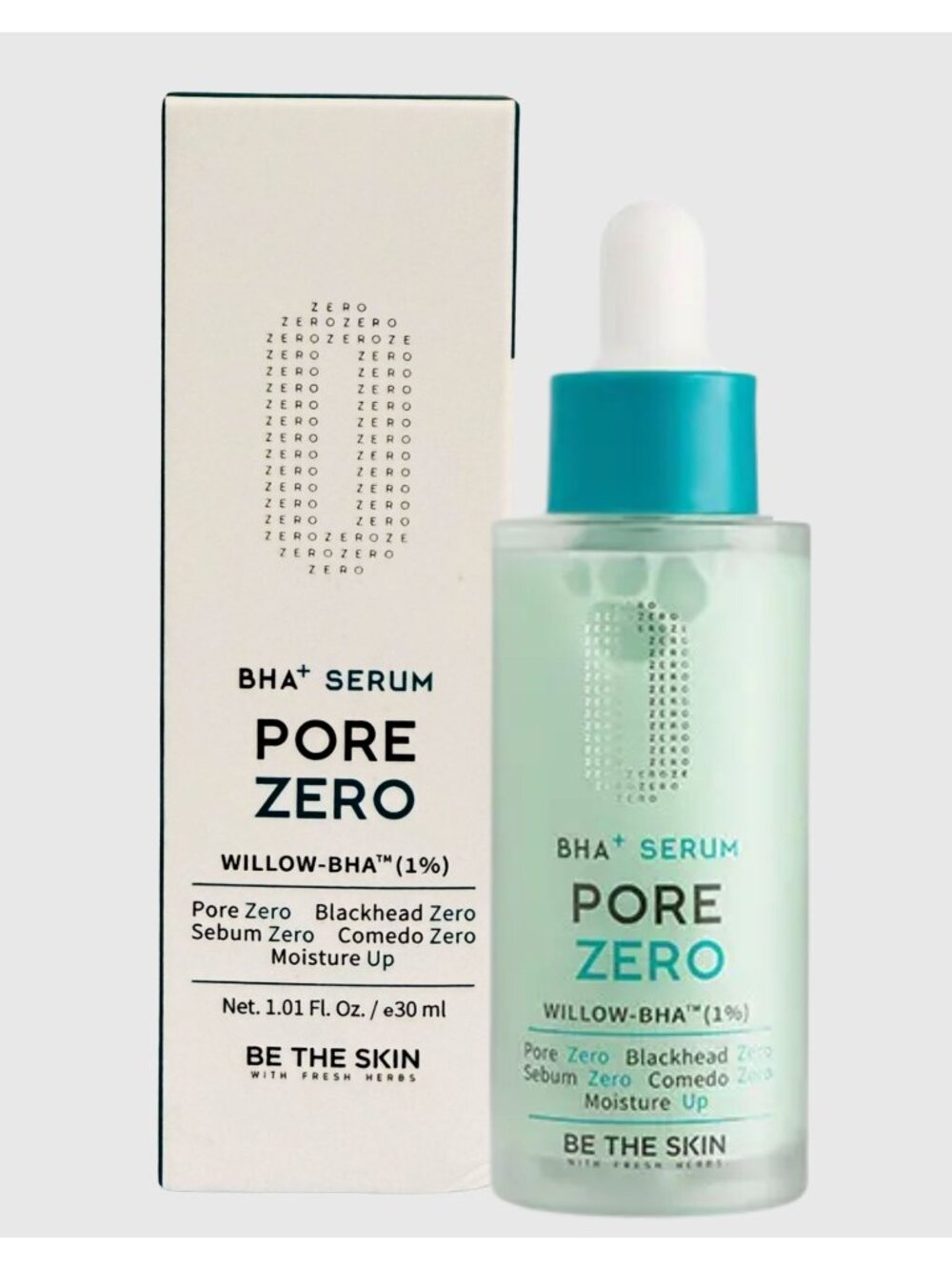 Be The Skin BHA Plus Pore Zero Serum Willow BHA 1 Percent 30 ml K Beauty - Picture 1 of 9